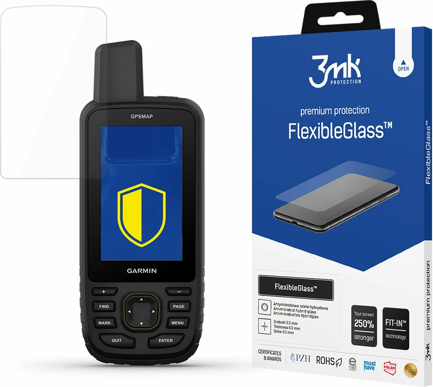 Mbrojtës ekrani FlexibleGlass 3mk për Garmin GPSMAP 67