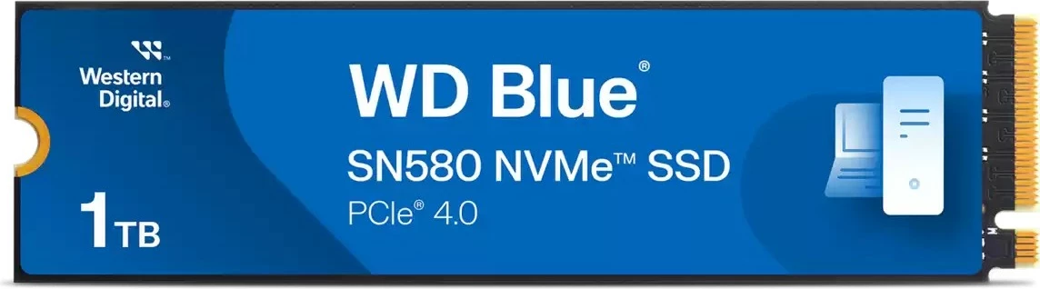 SSD Western Digital Blue SN580, 1 TB, M.2, 4150 MB/s