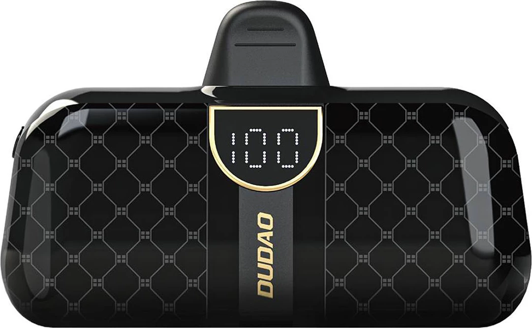 Powerbank Dudao K20SC, 5000mAh, 2x USB-C, e zezë