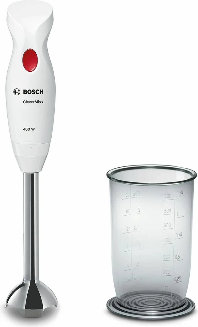 Blender dore Bosch MSM24100, 400 W, Inox, Bardhë