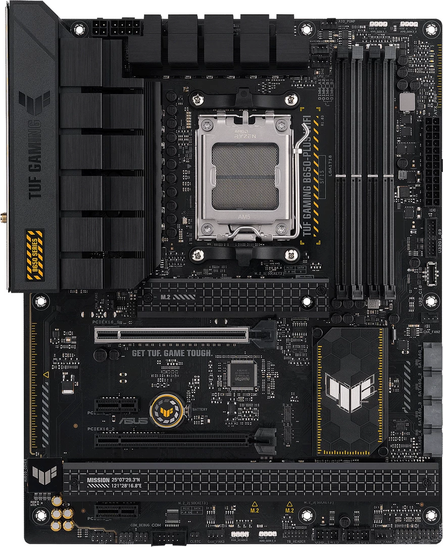 Pllakë amë, Asus TUF GAMING B650-PLUS WIFI 90MB1BZ0-M0EAY0, AM5, DDR5, ATX, Wi‑Fi, e zezë