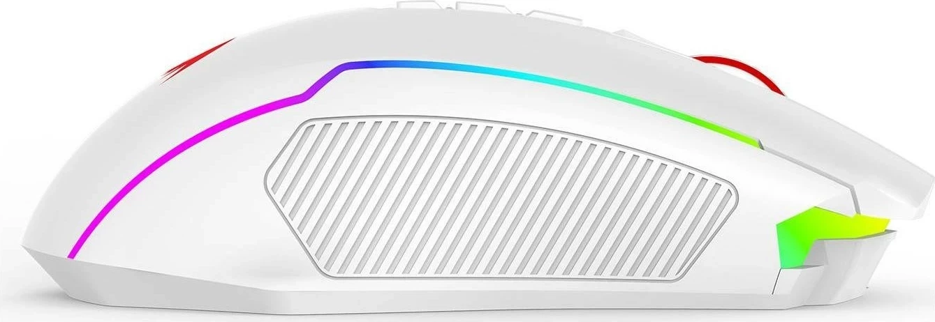 Maus Redragon M914W-RGB NIX, RGB, wireless, 5000 DPI, bardhë