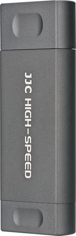 Lexues kartele memorjeje JJC CR-UTC4AC USB 3.1 300MB/s USB-C/USB-A dual slot SD/microSD, gri