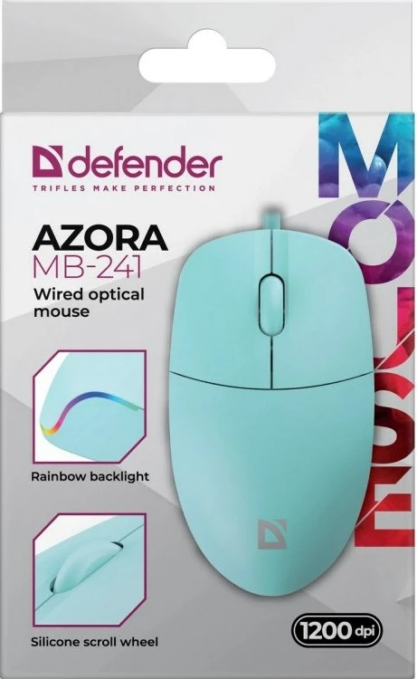 Maus Defender Azora MB-241 RF me kabllo, 1200dpi, Mint
