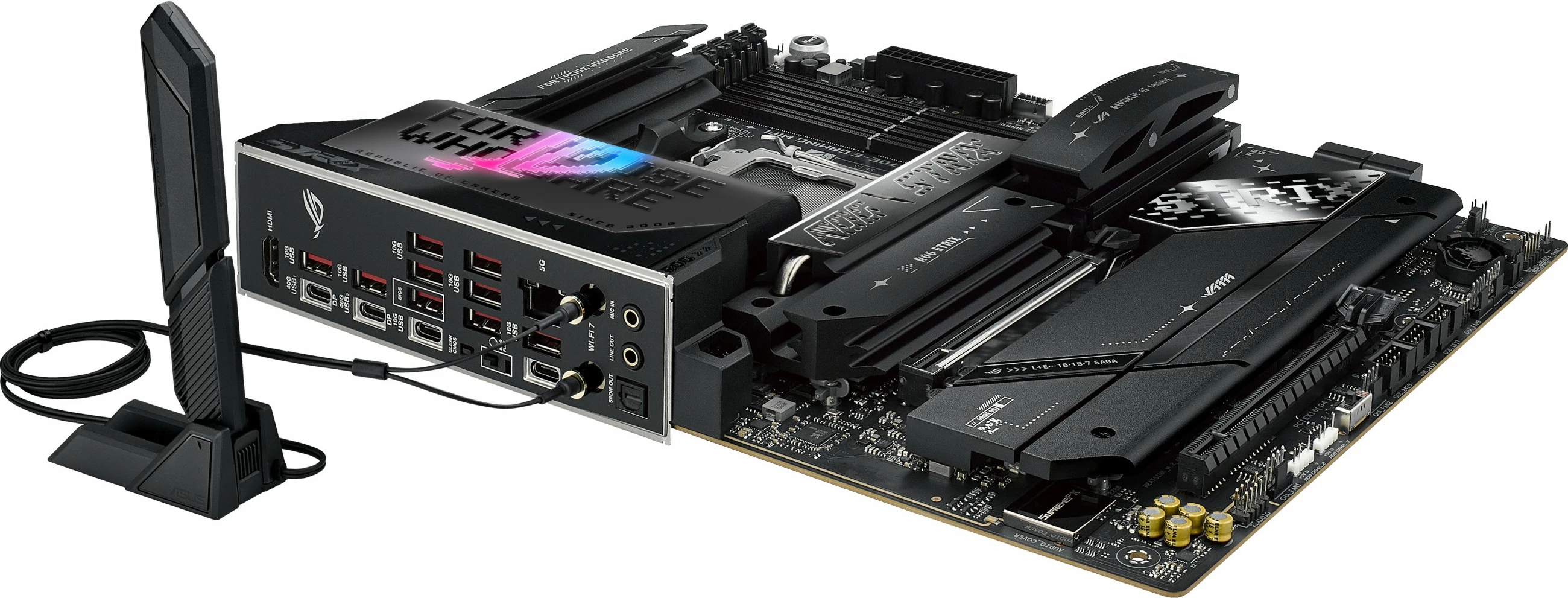 Pllakë amë ASUS ROG STRIX X870E-E GAMING WIFI, AMD, Socket AM5, DDR5, 192 GB