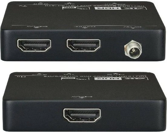 Transmetues dhe pranues AV LevelOne HVE-9006, 1920 x 1080 piksel, 50 m, me kabllo, ngjyrë e zezë