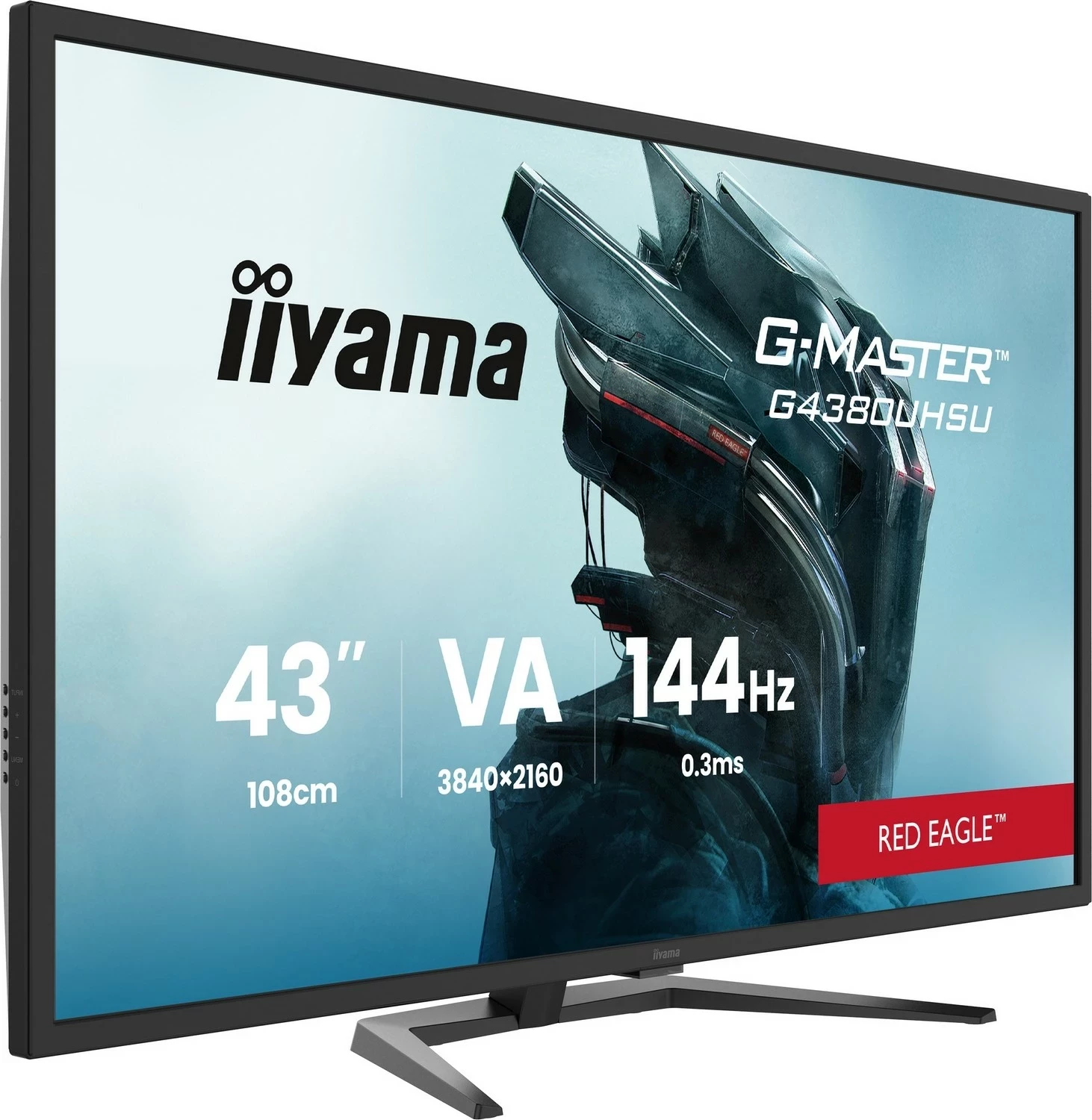 Monitor iiyama G-Master G4380UHSU-B2, 42.5", 4K, 144Hz, VA, i zi