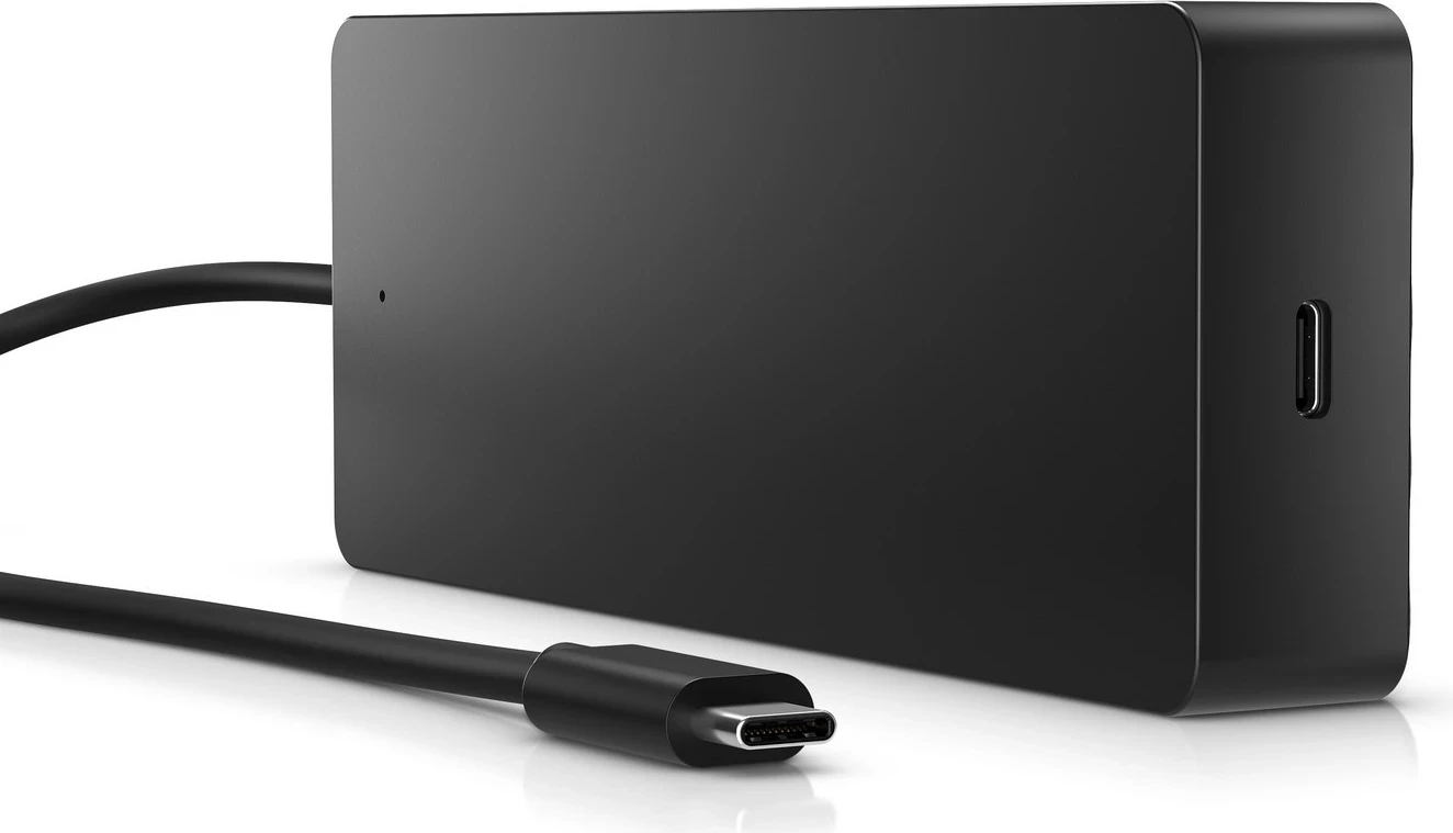 Përshtatës HP Univ USB-C Multiport Hub, i zi 
