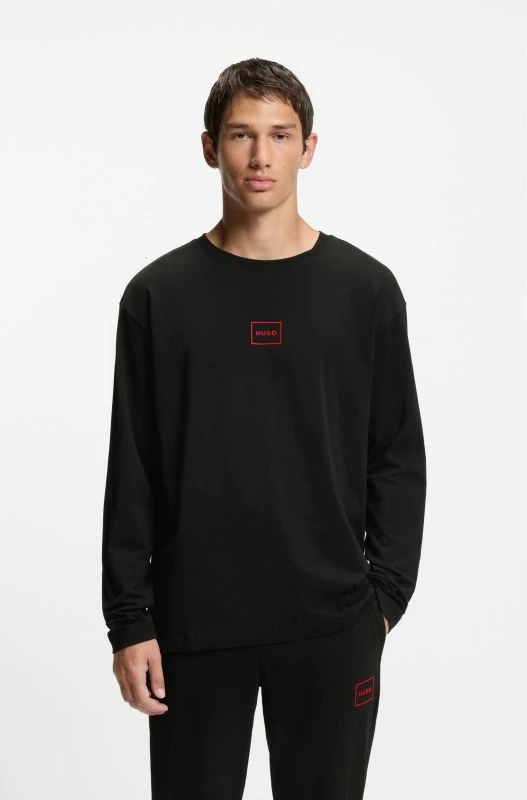 Maicë meshkuj Hugo Loungewear Laze NERO