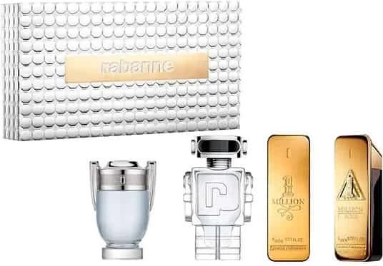 Set miniaturash Eau de Toilette dhe Eau de Parfum për meshkuj Paco Rabanne 4x5ml