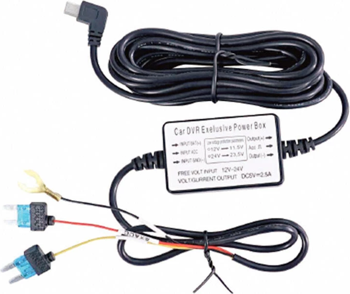 Set kabllo USB-C Azdome HT03 për video regjistrues makine, i zi