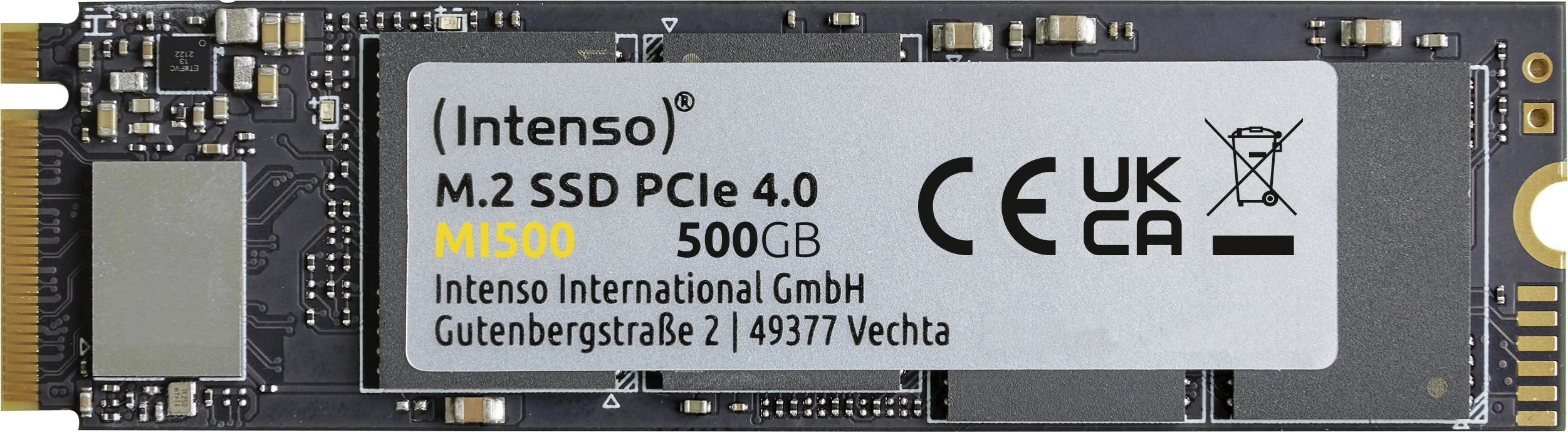 SSD Intenso MI500, 500 GB, M.2, 5300 MB/s