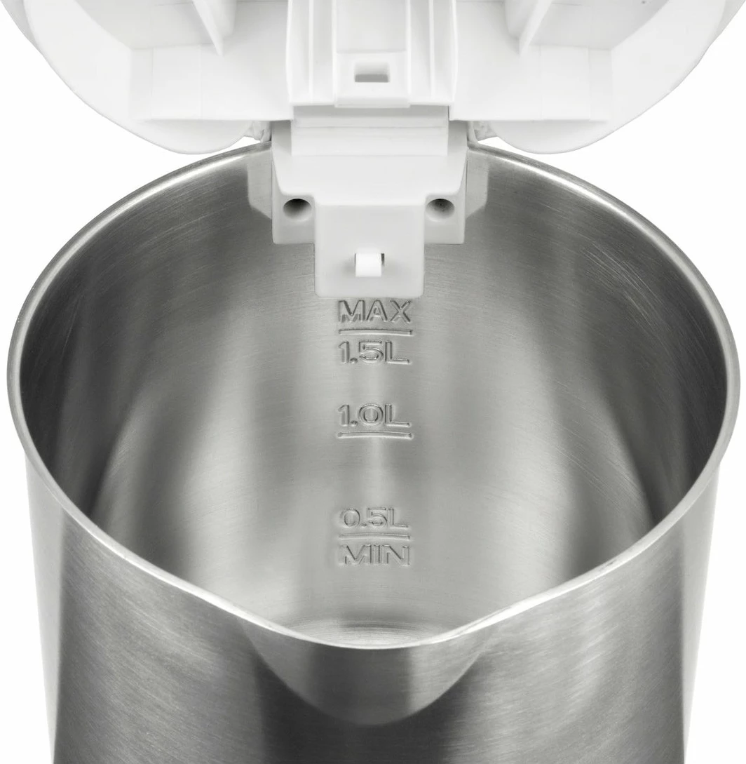 Ibrik elektrik UNOLD 18010, 1.5L, 2200W, bardhë