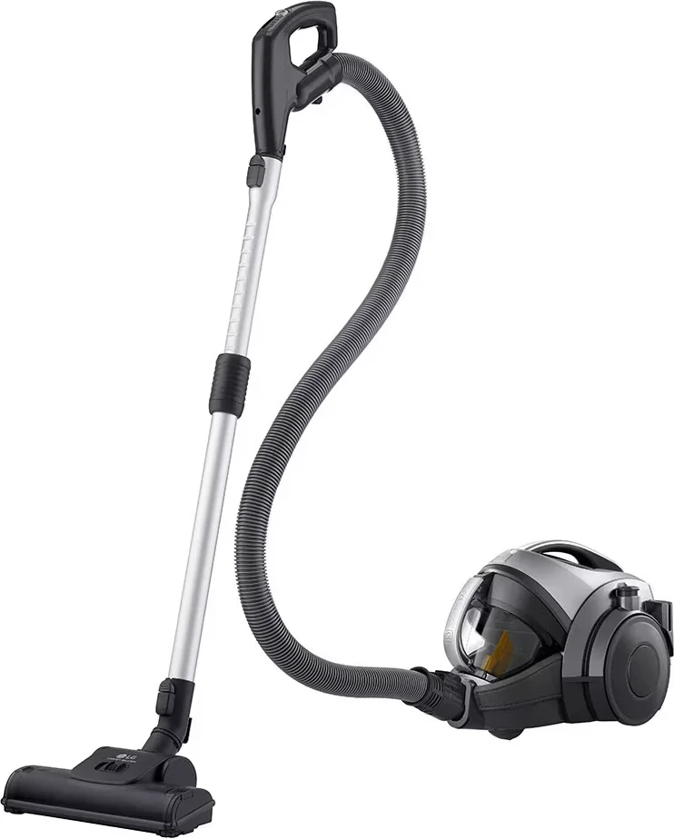 Fshesë me korrent, LG, VK8506NHA, bagless me Compressor, sistem filtrimi 2-shtresor, tub teleskopik, gri