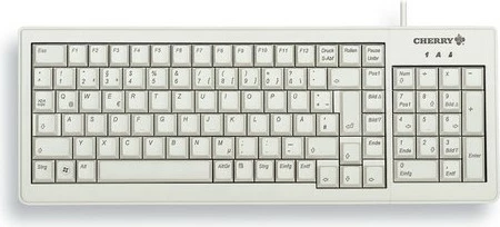 Tastierë Cherry XS, Full-size (100%), Wired, USB, QWERTZ, Gri
