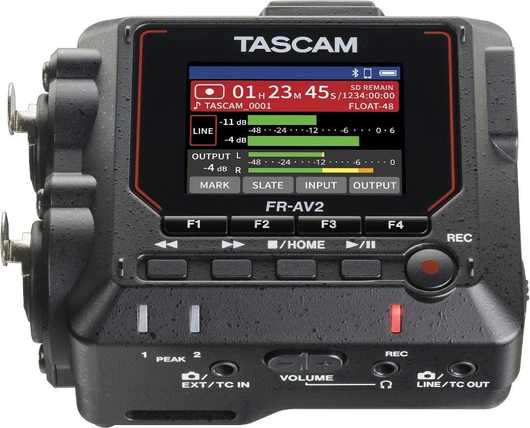 Regjistrues portativ audio TASCAM FR-AV2, 2 kanale, MicroSDHC, USB Type-C, i zi