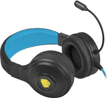 Kufje gaming Fury Warhawk RGB, me mikrofon, 2m, USB/3.5mm, zi/kaltër