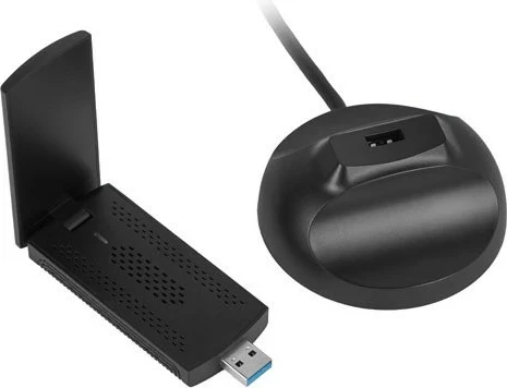 Kartë rrjeti LANBERG AX3000, USB 3.0, Wi-Fi 6, 2 antena të brendshme