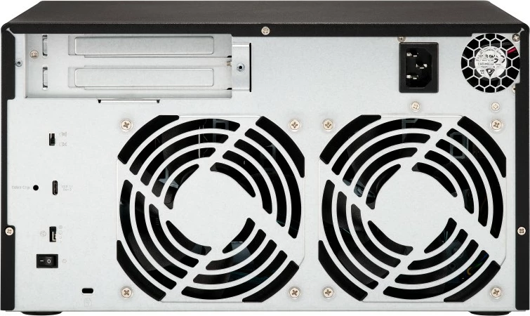 Kasë QNAP TL-D800C, 8 vende, USB-C 3.2 Gen2, e zezë/gri