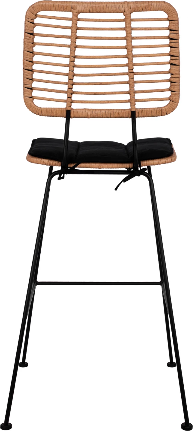 Karrige për bar me jastëk Allegra FH5455 me thurje në ngjyrë bezhë 46,5x55x117,5 cm