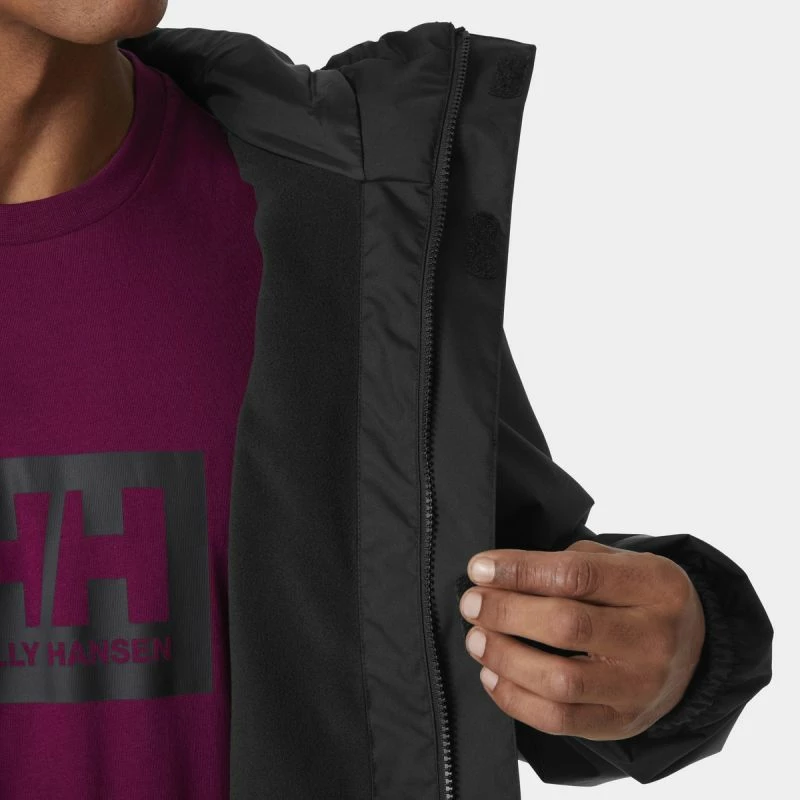 Jakne Helly Hansen për meshkuj, e zezë