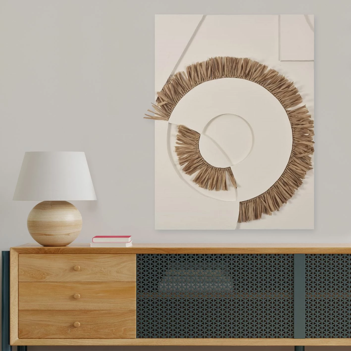 Pikturë dekorative me vaj, Wallity, RF9648 - 100140, shumëngjyrëshe, 100x140cm