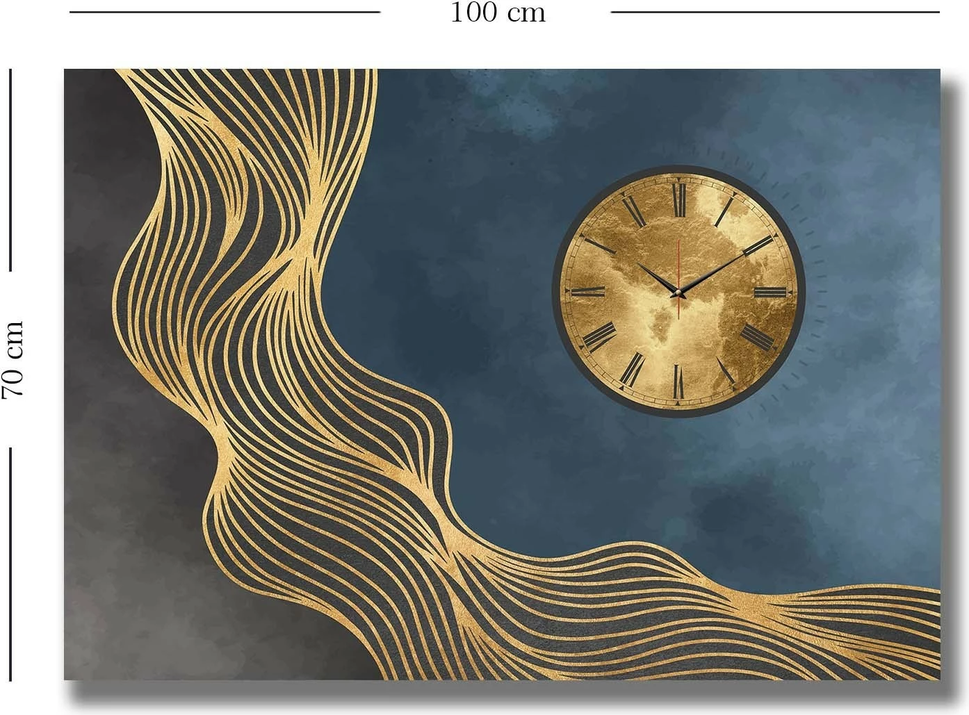 Orë muri dekorative në kanavacë, shumëngjyrëshe, Wallity 70100CS-026, 70x100cm