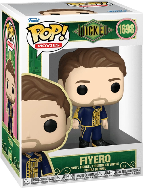 Figurinë koleksionuese Funko POP! Movies Wicked Fiyero, vinil, blu e errët/ari