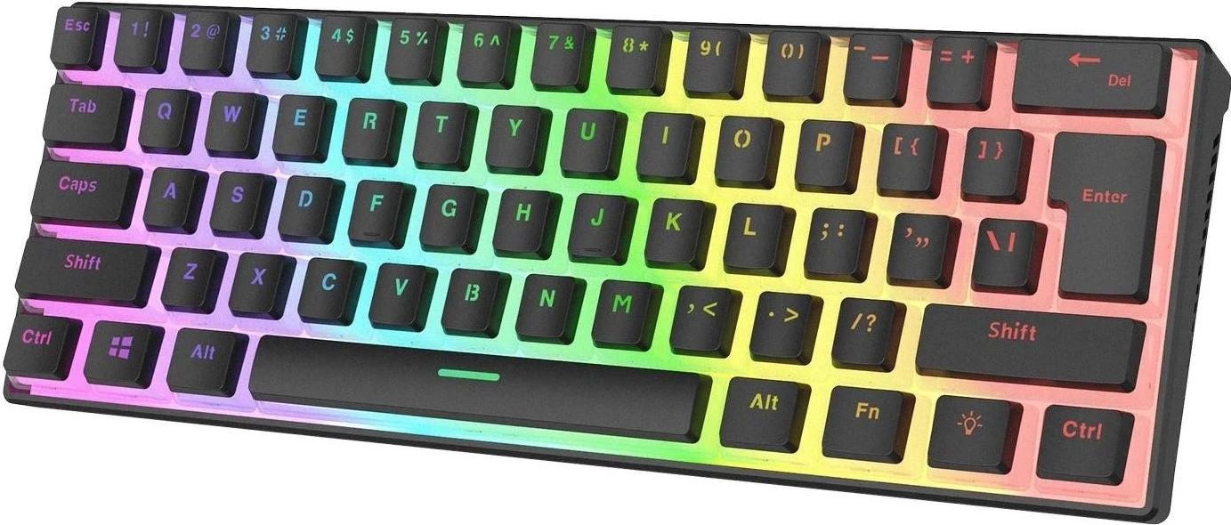 Tastierë mekanike Rampage RADIANT K11 RGB, e zezë