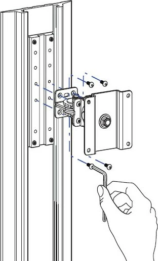 Komplet mbajtëse Ergotron Track Mount, alumini