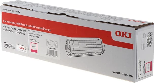 Toner, OKI, 46471102, rendiment 7000 faqe, magenta