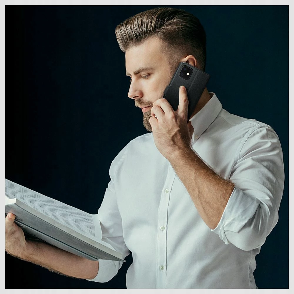 Mbështjellës portofol Tech-Protect për Samsung Galaxy A35 5G, eko-lëkurë, i zi