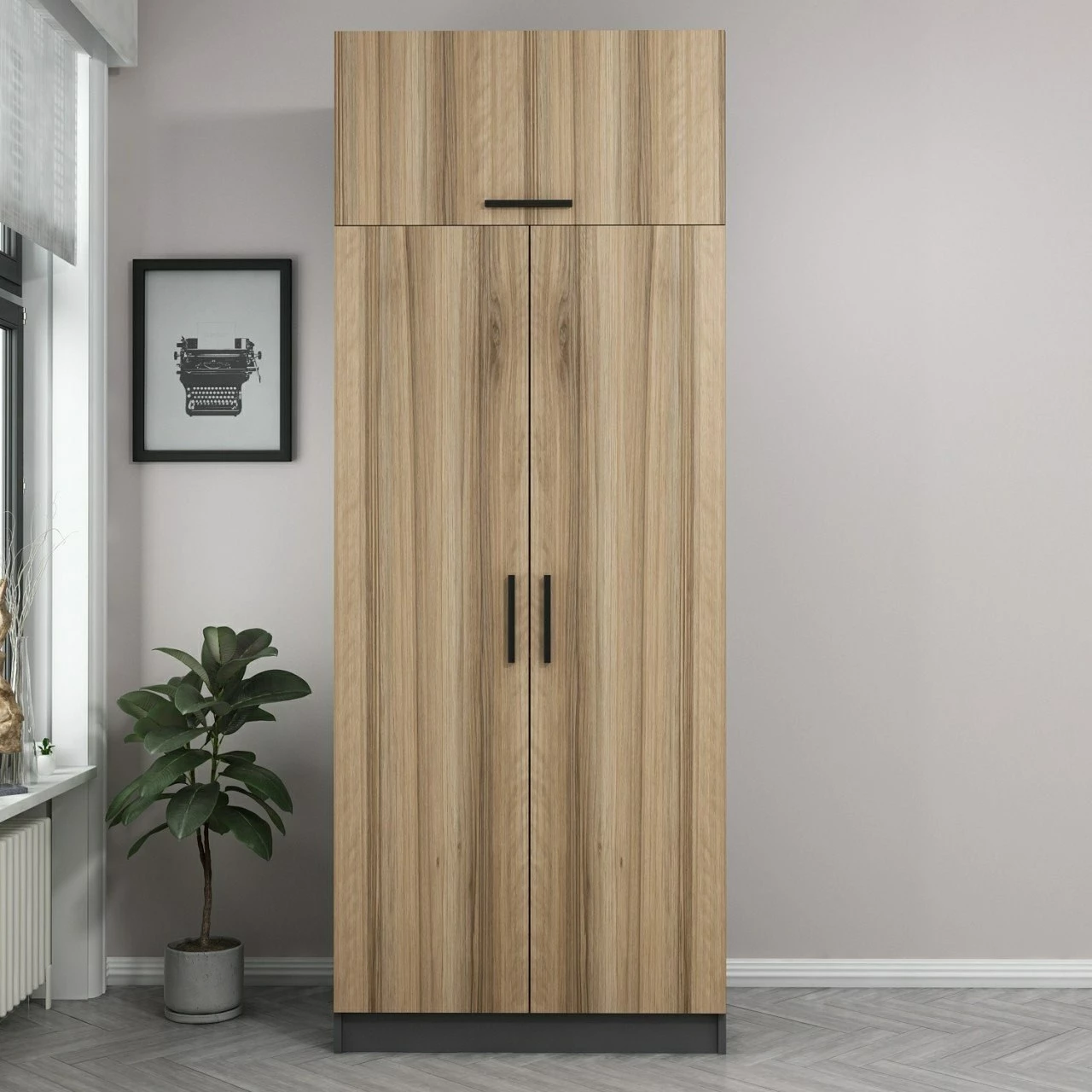 Dollap Skye Decor, ngjyrë lisi, 2231