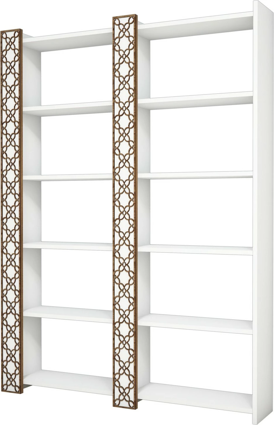 Raft librash Skye Decor City 2, i bardhë