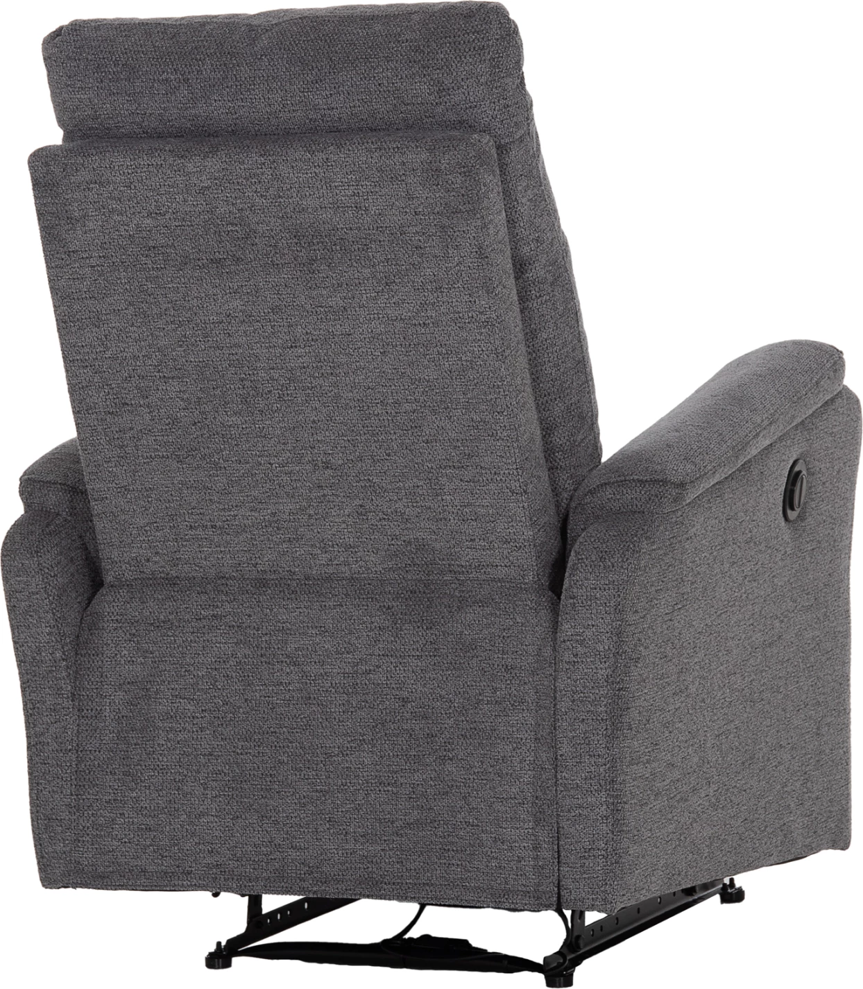 Fotel relaksues me recliner elektrik, stof gri, SYNTHIA FH3309.03, 75x86x100cm