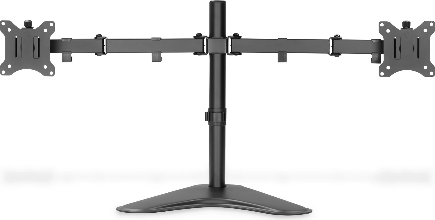 Mbajtës dy monitorësh Digitus universal, 15-32 inç, 8 kg, VESA 75x75/100x100, i zi