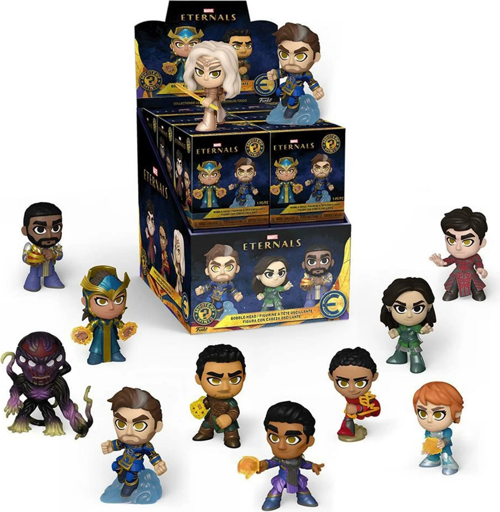 Figurinë koleksionuese Funko Mystery Minis Eternals (Marvel), 1 copë (figurë e rastësishme), seri 12 figura