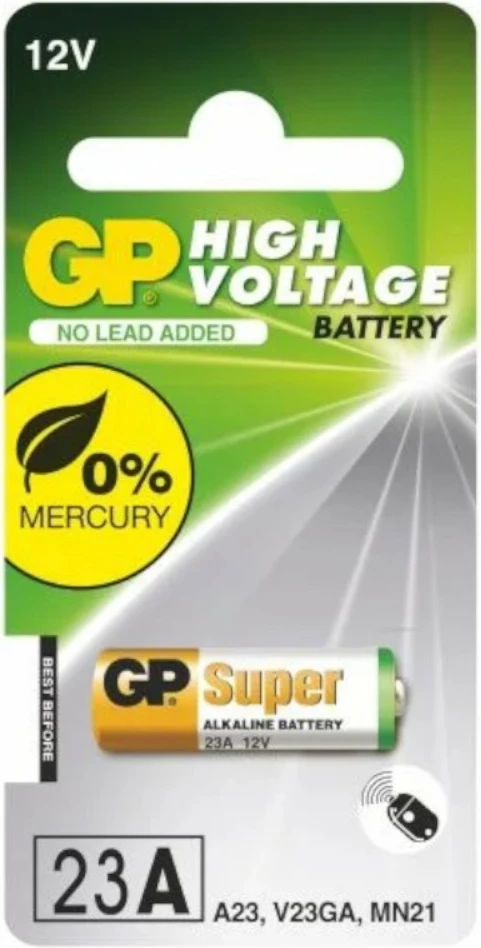 Bateri GP Battery 23A MN21, 12V, alkaline, për telekomandë makine, 1 copë
