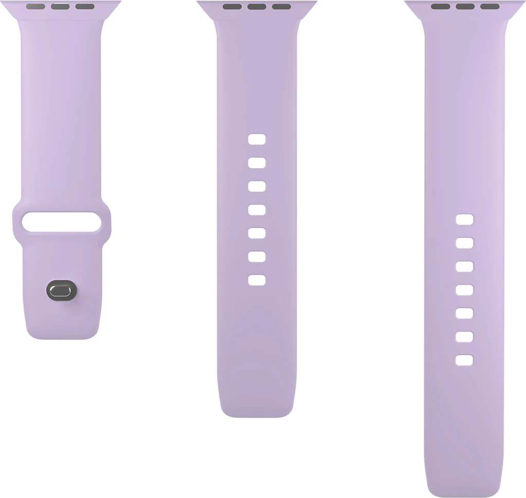 Rrip silikoni për Apple Watch Puro Icon PUICNAW44LVD, 42/44/45/49mm, 2 copë, vjollcë