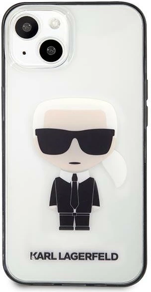 Mbështjellës Karl Lagerfeld KLHCP13SHIKCK për iPhone 13 mini 5.4", transparent Ikonik Karl