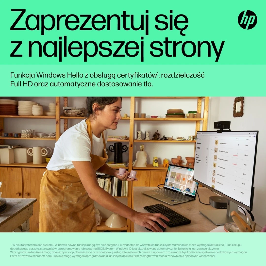 Ueb kamerë HP 620, FHD,1080p, e zezë 