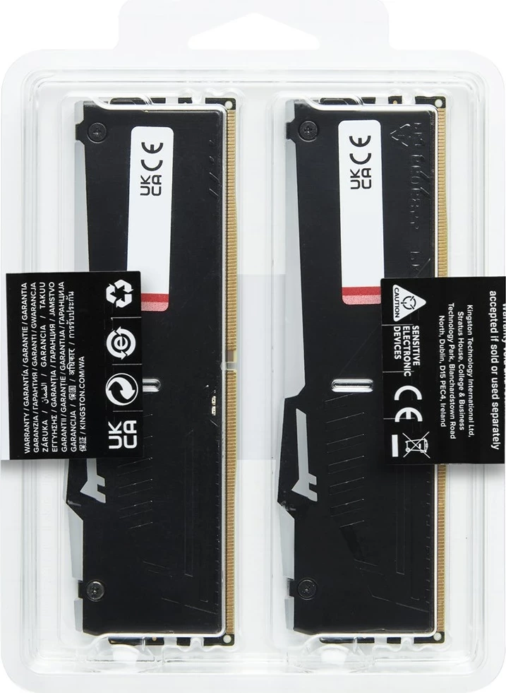 RAM Memorje Kingston FURY Beast 32GB 6000MT/s DDR5 CL30 RGB, Set