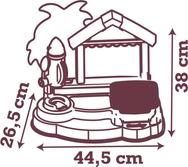 Set lodrash Smoby Stitch Beach Bar, 12 aksesorë, shumëngjyrësh