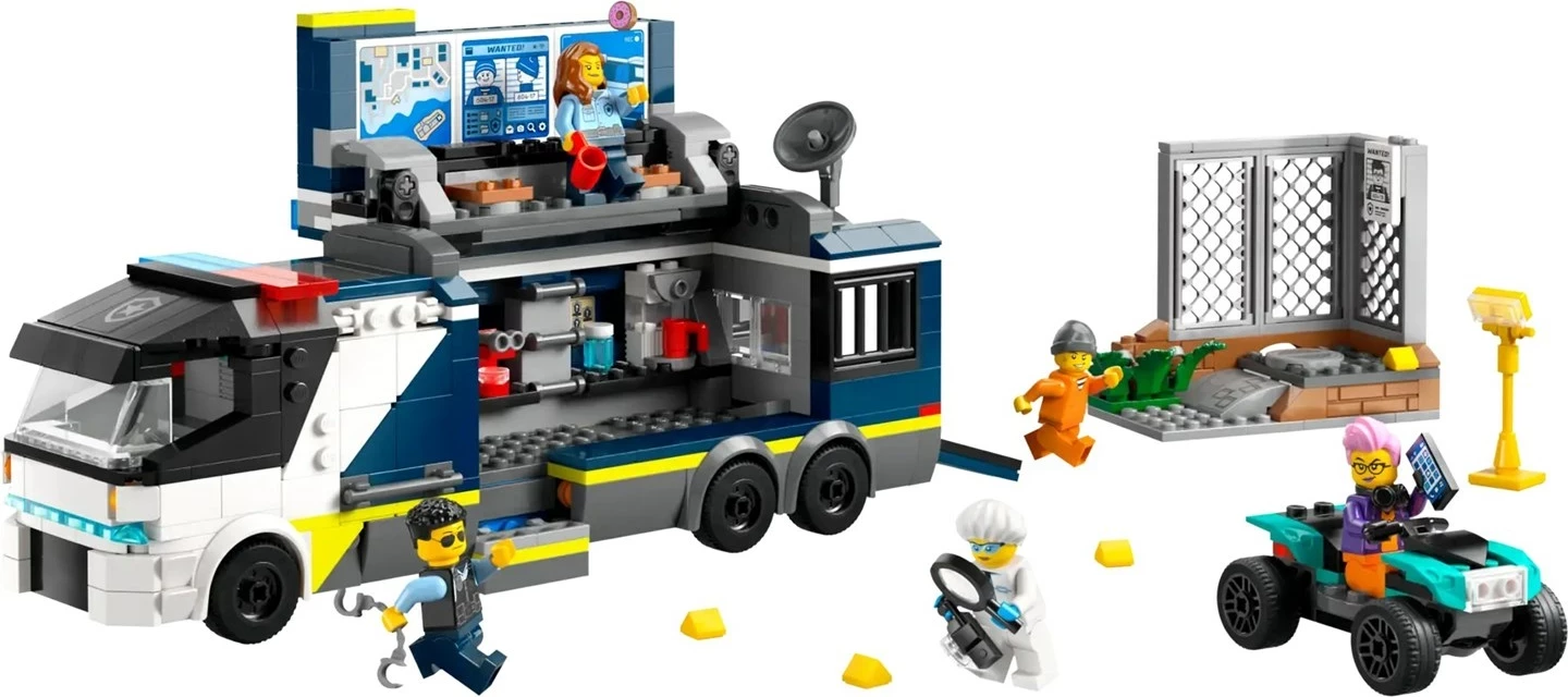 Kamion laboratori krimi mobil LEGO City 60418
