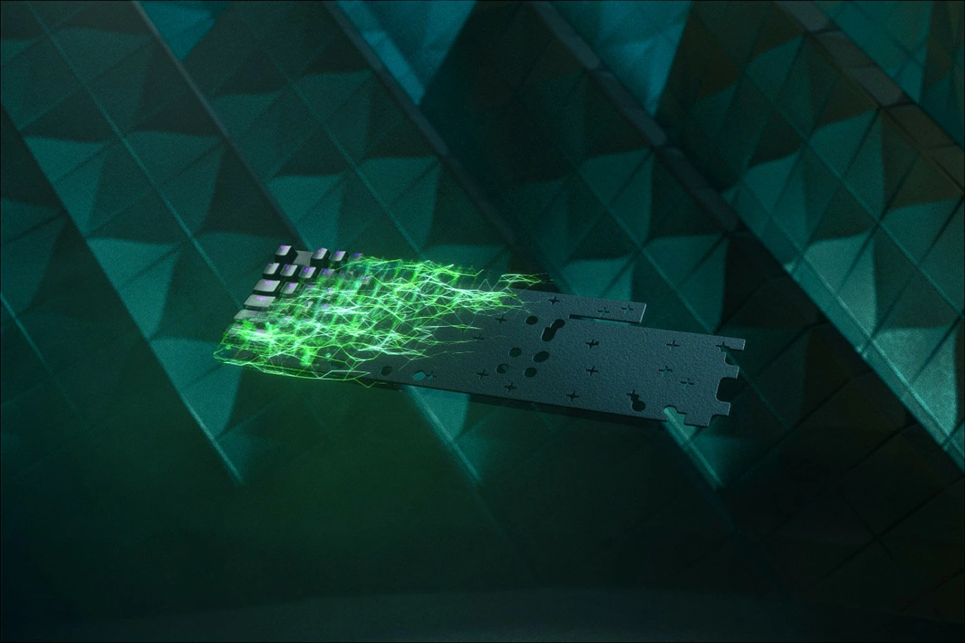 Tastierë Razer Huntsman V2, Wired, USB, RGB LED, e zezë