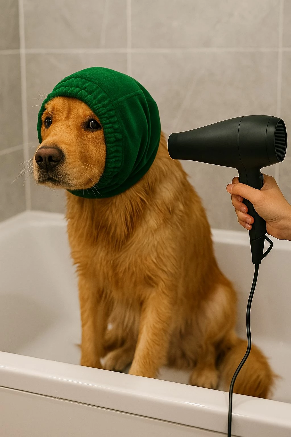 Kulakmbrojtëse për qen, Paws & Whiskers, ngjyrë kaki