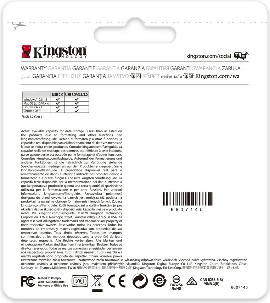 USB Kingston Technology DataTraveler 70, 64GB