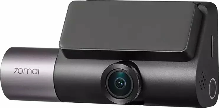 Kamerë veture (dashcam) 70mai 4K T800 HDR set front + prapa (RC24), Wi‑Fi 6, GPS, microSD deri 512GB, e zezë