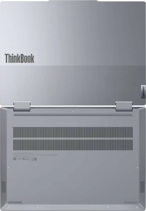 Laptop Lenovo ThinkBook 14 2-in-1 G5, Intel Core Ultra 5 225U, 16 GB RAM, 512 GB SSD, 14" Touch, Luna Grey