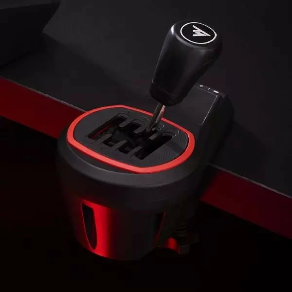 Shifter Thrustmaster TH8S, Racing shifter add-on, PS5, PS4, Xbox One, Xbox Series X|S, e zezë, e kuqe